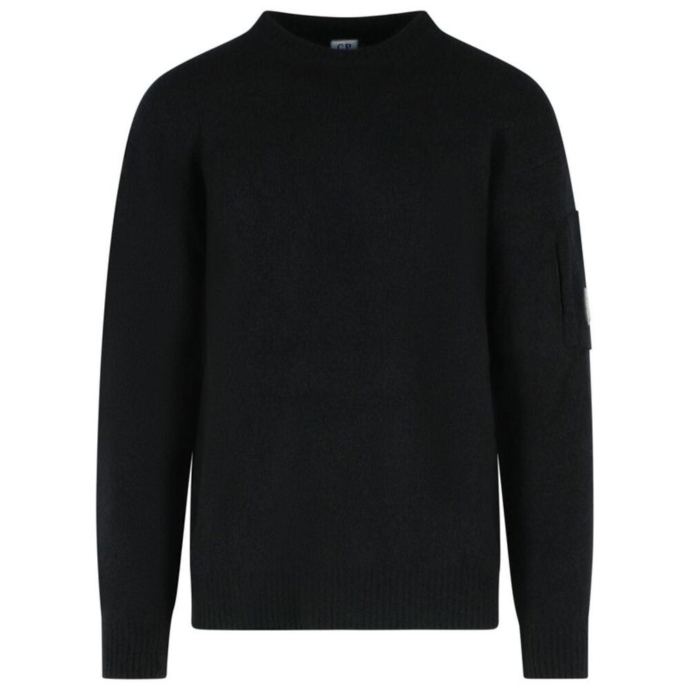 C.P. Company Black Wool Blend Sweater Men